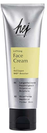 HEJ ORGANIC Lifting Face Cream 50 ml - Straffende Gesichtspflege | Straffend, mit Kollagen, glättet das Hautbild, schließt Feuchtigkeit ein, Naturkosmetik, 100% vegan