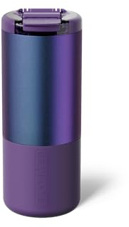 BrüMate Strova 500ml Insulated Coffee Cup, Travel Mug with 100% Leakproof | Lid, Coffee Mug for Hot Drinks, Thermal Cup, Ceramic-Lined Interior, Reusable Coffee Cup for Commuting, (Dark Aura)