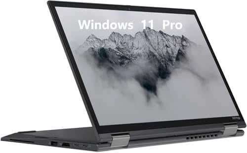 Lenovo ThinkPad X13 Yoga Gen 3, 13,3 Zoll FHD 2-in-1 Notebook mit Touchscreen, Intel Core i7-1265U, 16GB RAM, 512GB SSD, QWERTZ Tastatur, Windows 11 Pro (Generalüberholt)