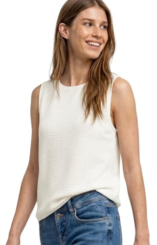 Street One Damen 2-in-1 Mesh-Top mit U-Boot-Ausschnitt
