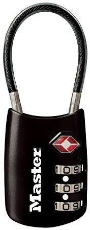 Master Lock 4688D Establece tu Propia combinación de candado de Equipaje Aprobado por la TSA, Colores Variados, 1 Paquete