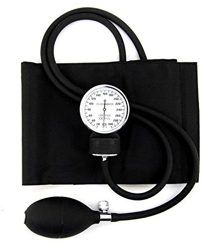 Professional Aneroid Sphygmomanometer Cuff Blood Pressure Monitor with Zipper Bag