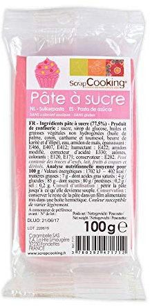 Pasta di zucchero Rosa 100g