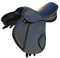 Sie in Englisch, Leder-Sattels, Schwarz , 17.5'' Wide