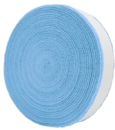 Wallfire 10 Meters Badminton Tennisschläger Anti-rutsch-Baumwolle Handtuchgriff Big Reel Handtuchgriffrolle Overgrip Schweißband Band Aufgenommen Wraps (Color : Sky Blue)