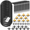HOLZBRINK Set 1 per irrigazione di piante, con emettitore a freccia angolato e gocciolatore giallo da 2 l/h, 10 set