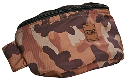 Urban Classics Camo Hip Bag Umhängetasche, 24 cm, Brown Camo