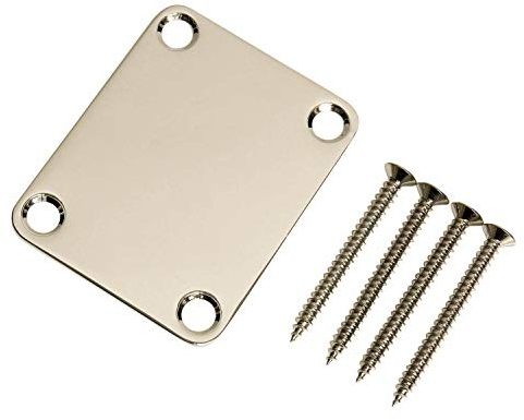 Northwest Guitars Nickel Stratocaster/Telecaster Compatible Neck Plate