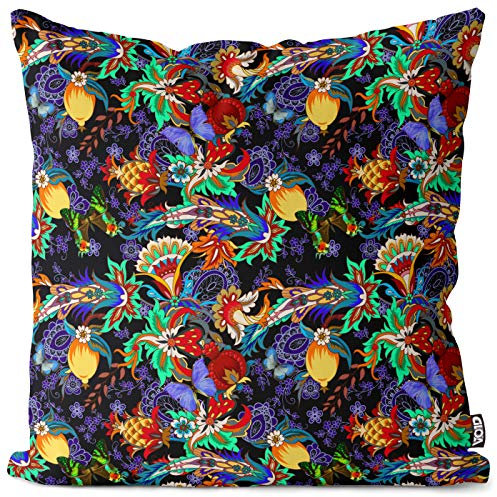 VOID Tropen Orient Paisley Kissenbezug Kissenhülle Sofakissen Kissen Deko Ostern Outdoor-Kissen Dekokissen, Kissen Größe:80 x 80 cm
