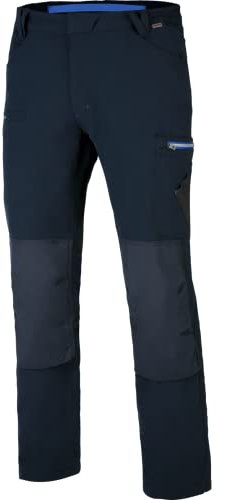 WÜRTH MODYF Bundhose Stretch Evolution - professionelle Arbeitshose für Herren - Bundhose mit Knieschutztaschen - in der Größe 90 in Blau Royal