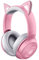 Qipexeii Razer Kraken BT Kitty Edition: Bluetooth 5.0-40ms Low Latency Connection - Custom-Tuned 40mm Drivers - Beamforming Microphone - Powered by Razer Chroma - Quartz Pink