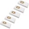 vhbw 50x sacs compatible avec Nilfisk Great Dane, King, King 410, King 420, King 430, King 500, King 510 aspirateur - microfibres non tissées, blanc