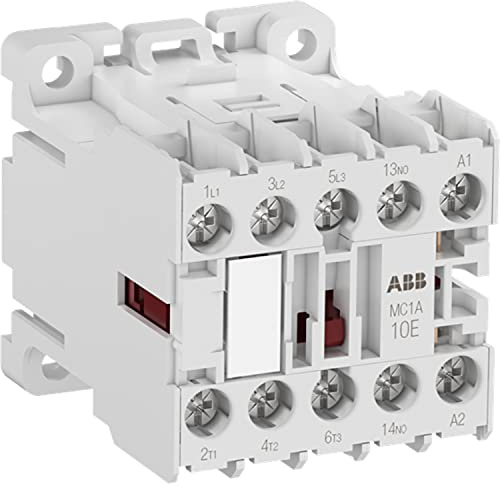 MC1C310ATWL, 3 Hauptkontakte NO und 1 Hilfskontakt NO, 125 V DC +/-30%, Weiß, 6,8 x 4,5 x 4,8 cm (1SAL220460R9901)