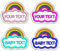 10 Pcs Parche de Bandera de Corazón Bordado Personalizado con Arco Iris Parche de Apliques de Costura Surtidos para Mochilas Uniformes Sombreros Equipaje, Chaquetas Arneses para Perros