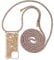 YuhooTech Collier pour iPhone 13 Mini Coque Glitter Quicksands étui de téléphone avec Cordon, Tour de Cou Lanière en Corde Housse pour Smartphone Lanyard Case - Cover Necklace Stylée