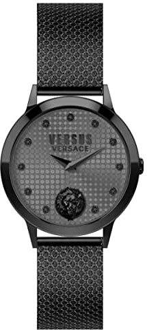 Versus by Versace Damen Uhr Armbanduhr Strandbank Crystal VSP571921 Edelstahl