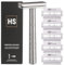Henson Shaving Razor – Aluminium-Sicherheitsrasierer mit 5 Ersatzklingen – 30° abgewinkelte Präzision mit überlegener Klingensteifigkeit – wiederverwendbare Einklingen-Rasierer für Männer und Frauen –
