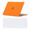 Se7enline Compatible with MacBook Air Case 13 inch M2/M3/M4 Chip 2022-2025 for 13.6 inch Model A2681/A3113/A3240 Matte Finish Laptop Hard Shell Case with Keyboard Cover Skin,Orange
