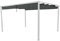 Tetto antracite per gazebo Sky 4 x 3 m, 100% polipropilene