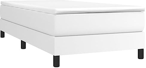 vidaXL Tour de lit blanc 80 x 200 cm en simili cuir