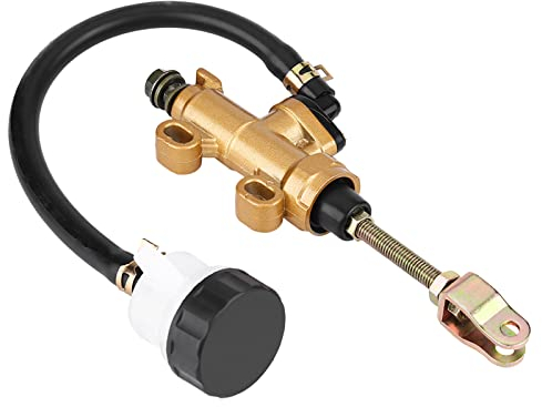 Pompa Freno Moto, Cilindro Freno a Pedale Posteriore Cilindro Maestro Idraulico Pompa Ruota Posteriore con Serbatoio Cilindro Maestro Freno a Pedale Posteriore Pompa a Pedale