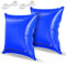 ASOFTY 2 Cuscino d'Aria per Piscina Invernale, 120 x 120 cm Cuscino Piscina Invernale con Corda di Collegamento, Facili da Usare, per Piscina Fuori Terra