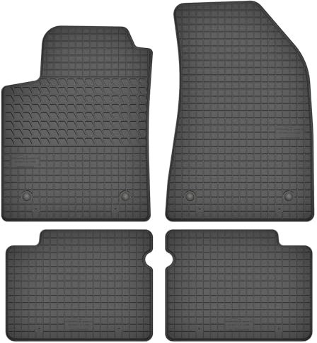 Maßgefertigte Auto Gummimatten, kompatibel mit FIAT Bravo II von 2006 bis 2014-4 teilige Gummifußmatten Set, Geruchlos & Abriebfest, Hochwertige Fußmatte Auto Accessoires