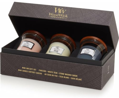 WoodWick Set regalo floreale 3 mini vasi (1 pezzo)