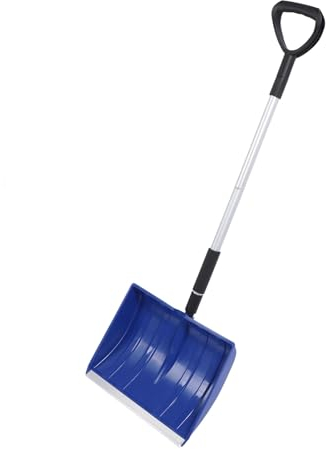 Snow Shovel for Driveway, Detachable Large Capacity Lightweight Outdoor Shovel for Garden, Car, Camping, Adjustable Length, Heavy Duty Snow Pusher for Efficient Snow Removal (Blue)