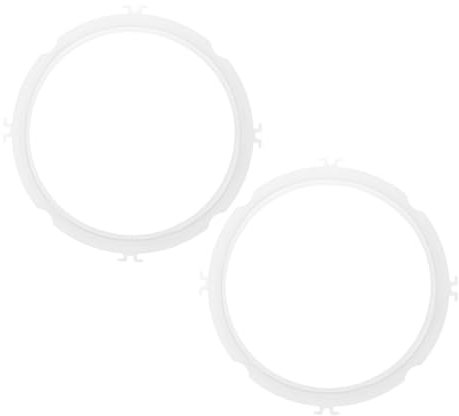 CIYODO 2pièces Bague Étanchéité Silicone pour Autocuiseur Joint De Cuisson Détachées pour Cocotte
