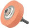 NuoDunco Grinding Wheel Adapter and 75mm Grinding Stone, Change Electric Drill into Grinding Machine for Metal Grinding, Polishing, Deburring（Red）