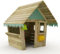 Wickey Spielhaus Saloon - Kinderspielhaus aus Holz, Gartenhaus für Kinder, extrem witterungsbeständig - aus kesseldruckimprägniertem Massivholz - Pastellblau