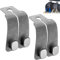 CORATED 2Pcs Car Seat Headrest Hooks - Auto Organizer Hangers for Purse, Umbrellas, Bags - Grey Car Interior Accessories