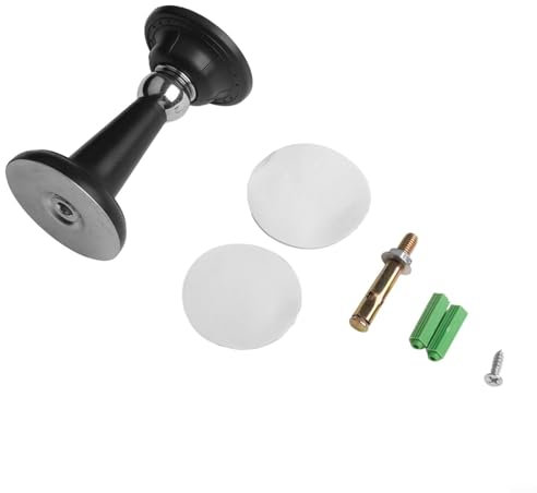 Quiet Magnetic Luggage Door Lock, Premium ABS, Protects Doors, Ensures Long lasting Performance (Black L)