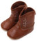 Happy Cherry Stivaletti Neonati Stivali da Cowboy in Pelle PU Scarpe Primi Passi con Suola Morbida Antiscivolo per Bimbo Bimba 0-6 Mesi