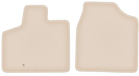 Velours-Fußmatten vorne passend für Chrysler Grand Voyager V 2008-2016 | passend für Minivan; geschorener Premium-Velours (100% Polypropylen), ca. 8 mm; rutschfest, Druckknöpfe 16 mm