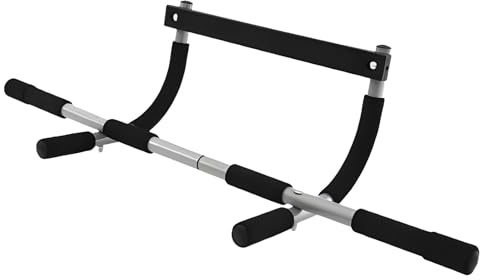 Klimmzugstange Türrahmenhalterung, Oberkörper-Trainingsstange für Tür, verstellbarer Türrahmen, Klimmzugstange, Multi-Grip-Stärke für Tür, hängende Stange für Zuhause, Fitnessstudio, effektiver