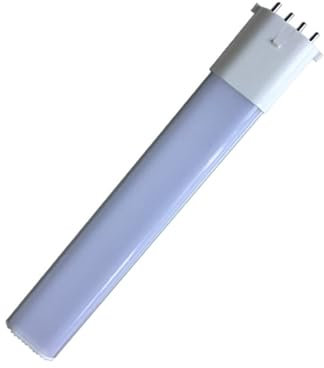 KAKAK Ampoule LED Barre Tube 2G7 2GX7 6W Fiche Horizontale Lampe LED 3000k Nature Blanc 4000k 6000k pour maison, garage, entrepôt(Natural White 4000K,2G7)