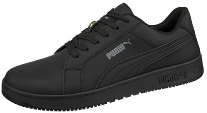 PUMA Safety Blast Rutschhemmende Berufsschuhe – rutschfeste O2 Arbeitsschuhe, metallfrei, wasserabweisend – ideal als Kochschuhe & Arbeits- Sneaker - Schwarz