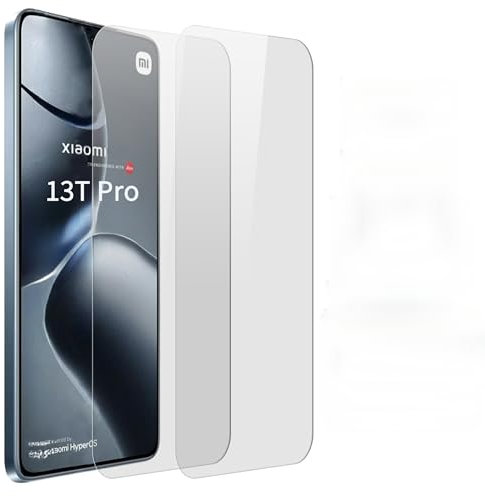 HCT STYLE Gehärtete Schutzfolie für Samsung Galaxy 13T Pro [6,67 Zoll], 2 Stück - Premium Displayschutz