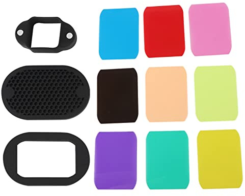 Kukyller Blitzdiffusor, Universal-Lichtfilter-Set, Gel-Filter-Set, 9 Set, Zubehör für Kamera