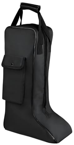 harayaa Borsa Porta Stivali Knight con Manico Superiore, Tasca Laterale, Porta Stivali Equitazione in Tessuto Oxford, Porta Stivali Equitazione, Scarpe Multifunzionali, 56 x 21 x 33 CM