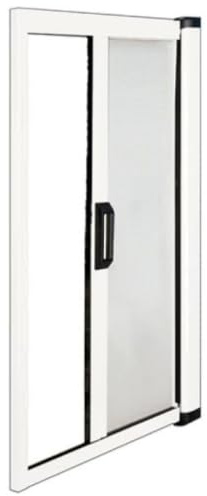 EffeDecor Zanzariera a Rullo Orizzontale con Rete in Fibra di Vetro 140x240 | Zanzariera per Finestre Completa di Guide Telaio e Coprirullo in Alluminio Verniciato Bianco