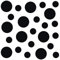 kleb-Drauf | 24 Punkte | Schwarz - matt | Autoaufkleber Autosticker Decal Aufkleber Sticker | Auto Car Motorrad Fahrrad Roller Bike | Deko Tuning Stickerbomb Styling Wrapping