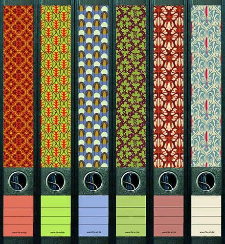 File Art AJ608 Design Etiketten Ordnerrückenschilder