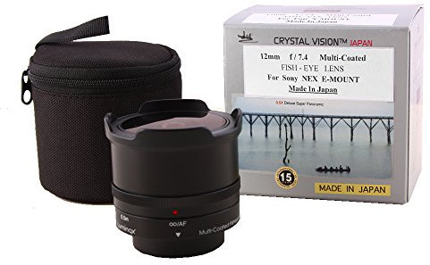 Luminox 12mm F/7.4 Multi Coated Fisheye Lens Sony NEX-E-Mount For APS-C