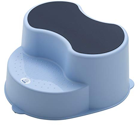 Rotho Babydesign TOP Kinderschemel, Anti-Rutsch-Trittfläche, Sky Blue (Hellblau), 20005 0289