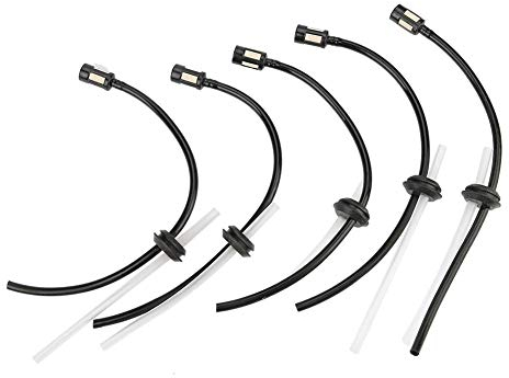 5 Stücke Kettensäge Zubehör Kraftstoffleitung Kraftstoffschlauch mit Tank Kraftstofffilter Strimmer Freischneider Ersatzteile