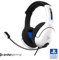 PDP Gaming LVL50 verkabelt Kopfhörer mit Mic für Playstation, PS4, PS5 - PC, iPad, Mac, Compatible - Noise Cancelling Microphone, Lightweight, Soft Komfort Over Ear Kopfhörer - weiß