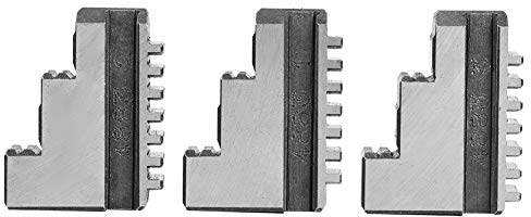 3pcs Mandrino Mascella 20crmnti Tornio Mandrino 5 Pollici Esterno Mascella Alto Durezza Tornio Mascella Applicabile Modello K11-125 Accessorio per Tornio Macchina